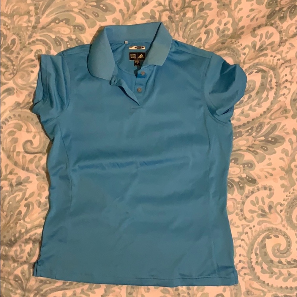 Blue adidas shirt